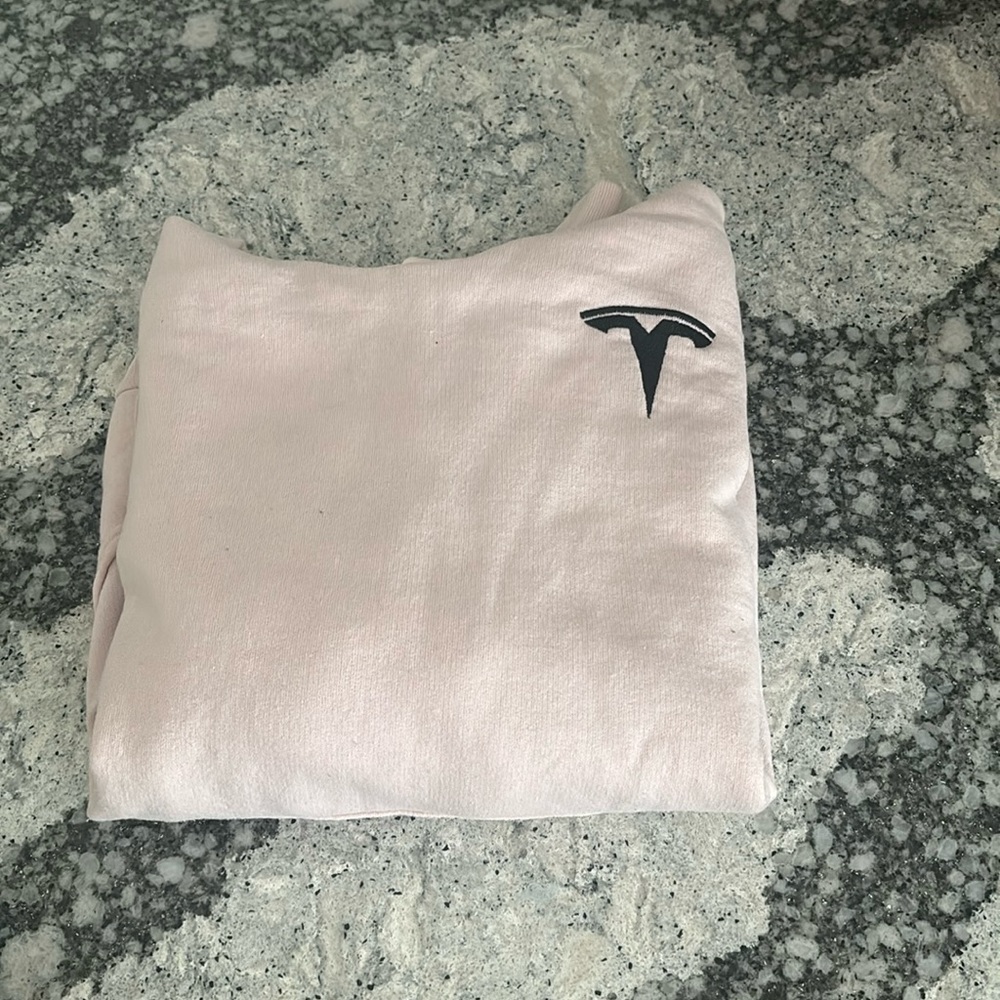 Pink Tesla Hoodie